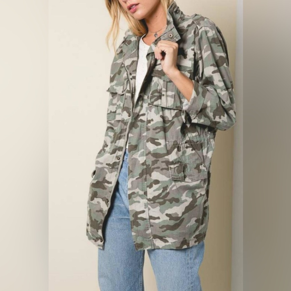 Camo Utility Jacket purchased from a boutique